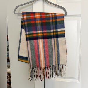 Marine Layer Colorful Plaid Scarf